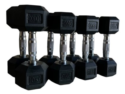 Sada HEX jednoručních činek 1kg až 10kg