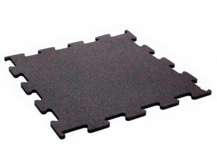 Podlaha Puzzle 1x1 m , red , červený granulát