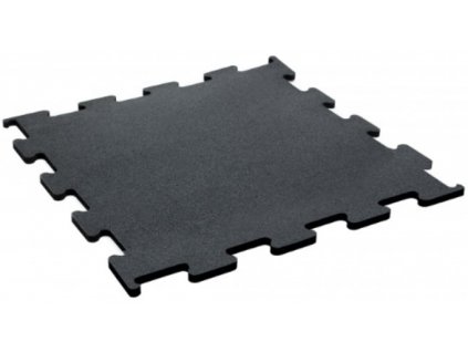 Podlaha Puzzle 1x1 m , čierny granulát , fitness podlaha , podlaha do gymu