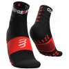 Dvojbalenie tréningových ponožiek Compressport Training socks red black CFshop.sk