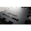 Gumená športová podlaha puzzle 15mm čierna