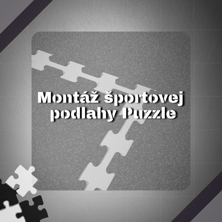 Montáž športovej gumenej podlahy puzzle