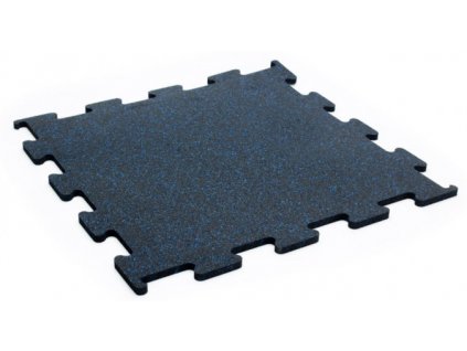 Podlaha Puzzle 1x1 m , blue , modrý granulát