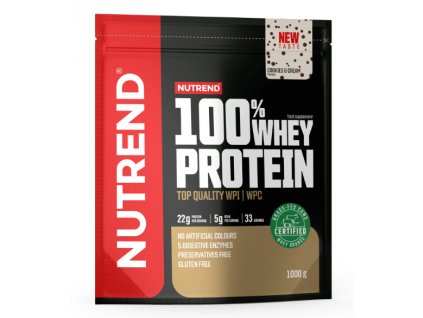 Nutrend 100% whey protein cookies cream 1000gr CFshop.sk