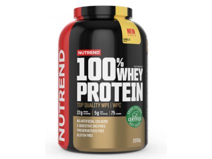 Nutrend 100% whey protein vanilka 2250 gr CFshop.sk