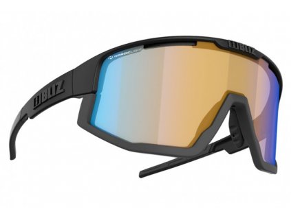 BLIZ FUSION NANO OPTICS Nordic Light Matt Black Orange w Blue Multi Cat.1 CFshop.sk