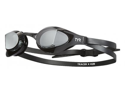 Plavecké okuliare TYR tracer rzr racing smoke black CFshop.sk