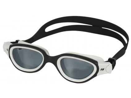 ZONE3 VENATOR X SMOKE TINTED LENS SWIM GOGGLES IN BLACk WHITE CFshop.sk