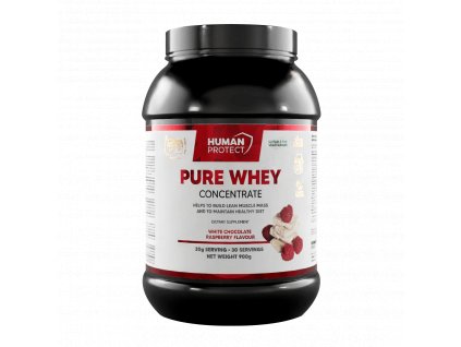 Humant PROTECT pure whey protein 900g biela čokoláda malina CFshop.sk 2