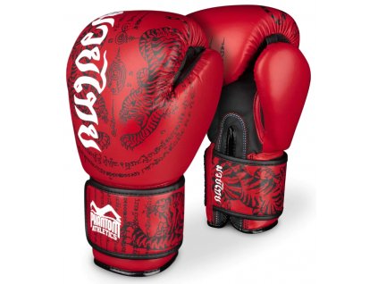 Boxerské rukavice PHANTOM muay thai red CFshop.sk 1