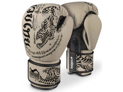 Boxerské rukavice Phantom Muay-thai - Sand