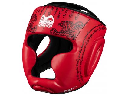 Boxerská helma apex muaythai Phantom red CFshop.sk