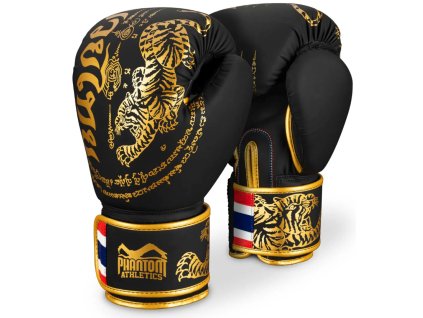 Boxerské Rukavice Muay Thai Limitovaná Čierna Edícia CFshop.sk