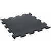 Podlaha Puzzle 1x1 m , čierny granulát , fitness podlaha , podlaha do gymu