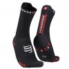 pro racing socks v4 0 run high black red t1