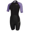 women s lava short sleeve trisuit black gold CFshop.sk Zone3