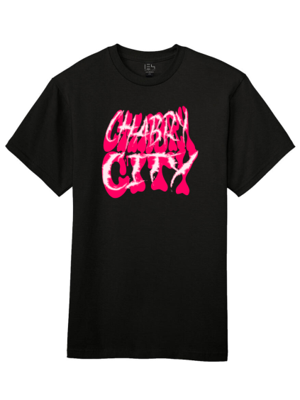 D3 004 PINK METAL TEE FRONT