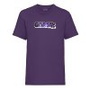 048 PURPLE GALAXY THROWIE KIDZ TEE front
