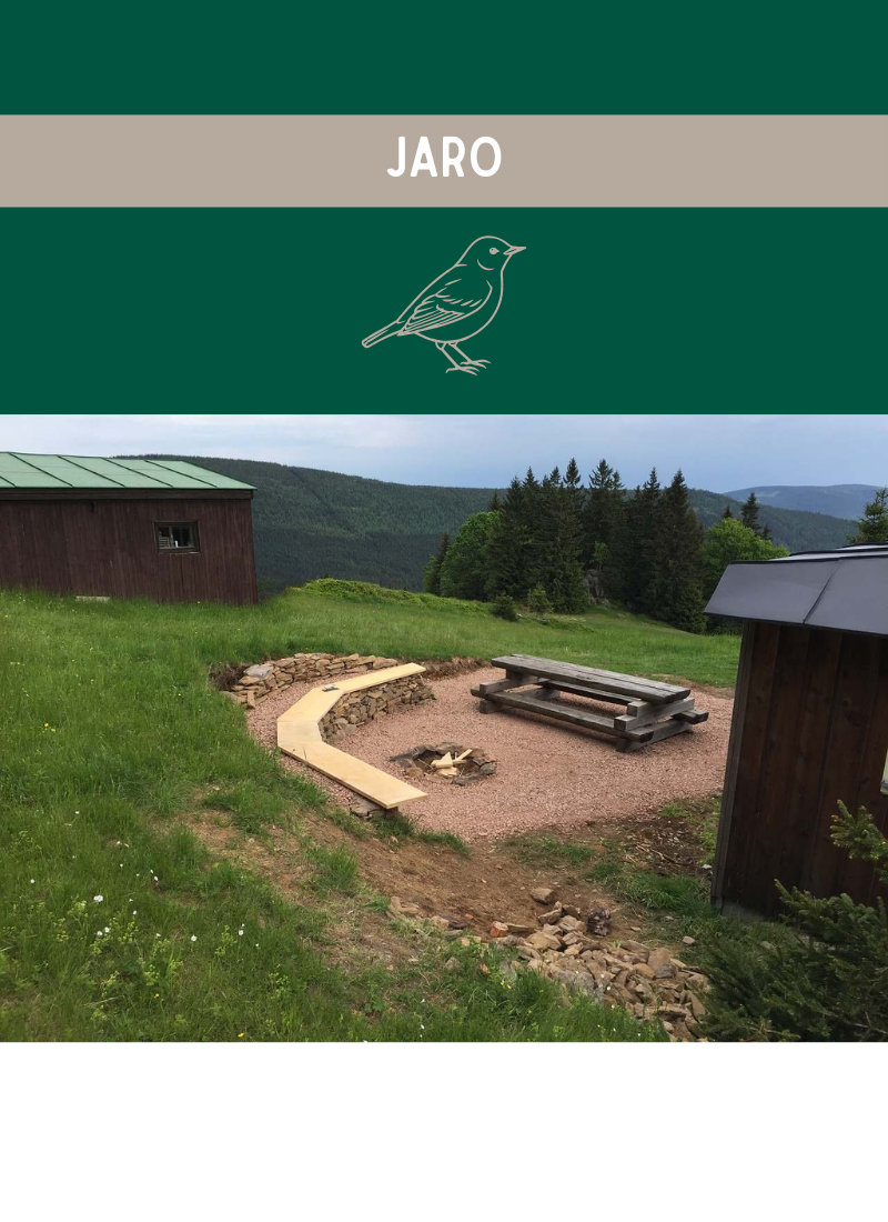 Jaro na chalupě Jasněnka