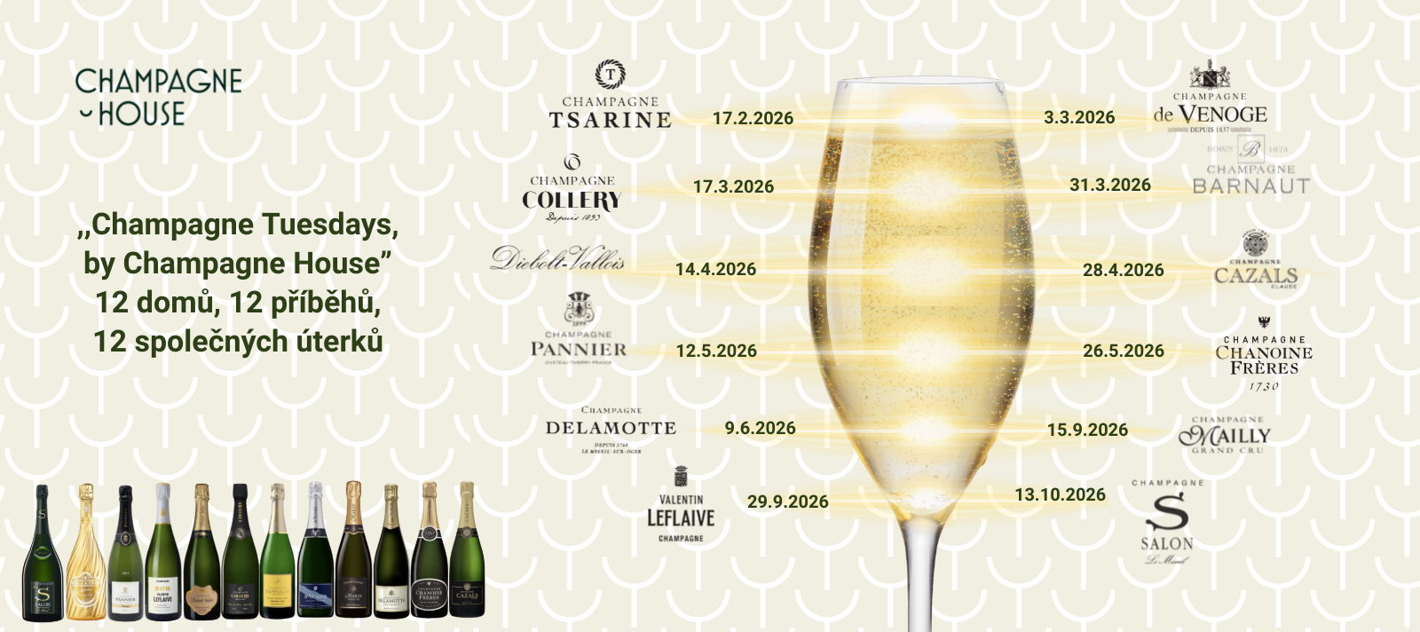 Kalendář degustaci Champagne House