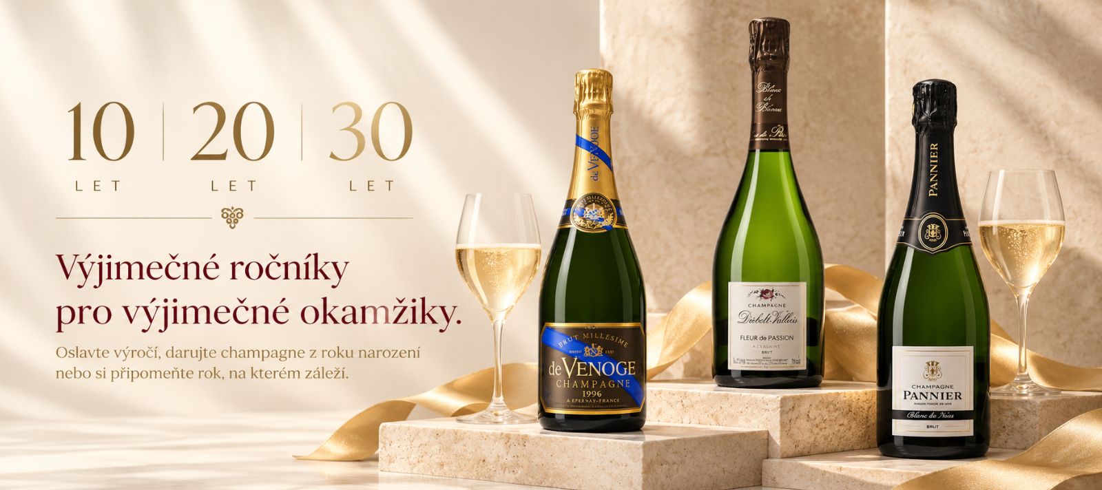 Ročníkové champagne s 6 na konci