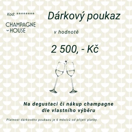 2500 Dárkový poukaz 800x800 px