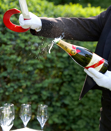 Sabráž – poprava šampaňského?