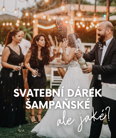 Šampaňské jako svatební dárek