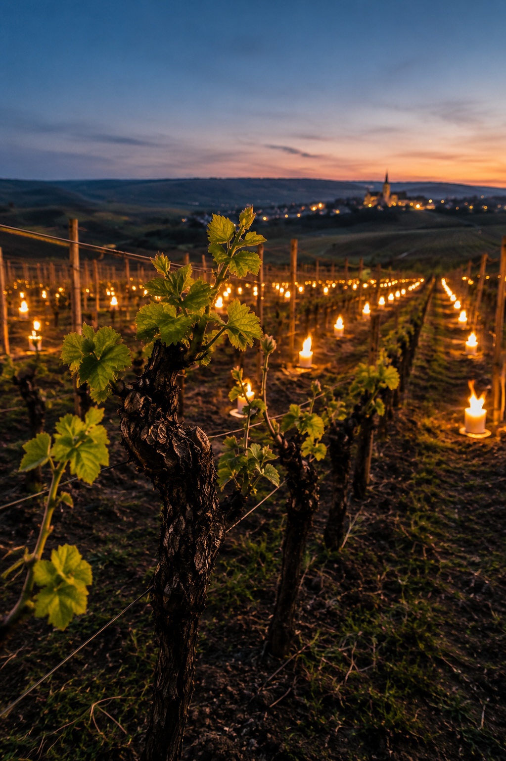 Champagne v dubnu: jarní práce na vinicích i ve sklepích