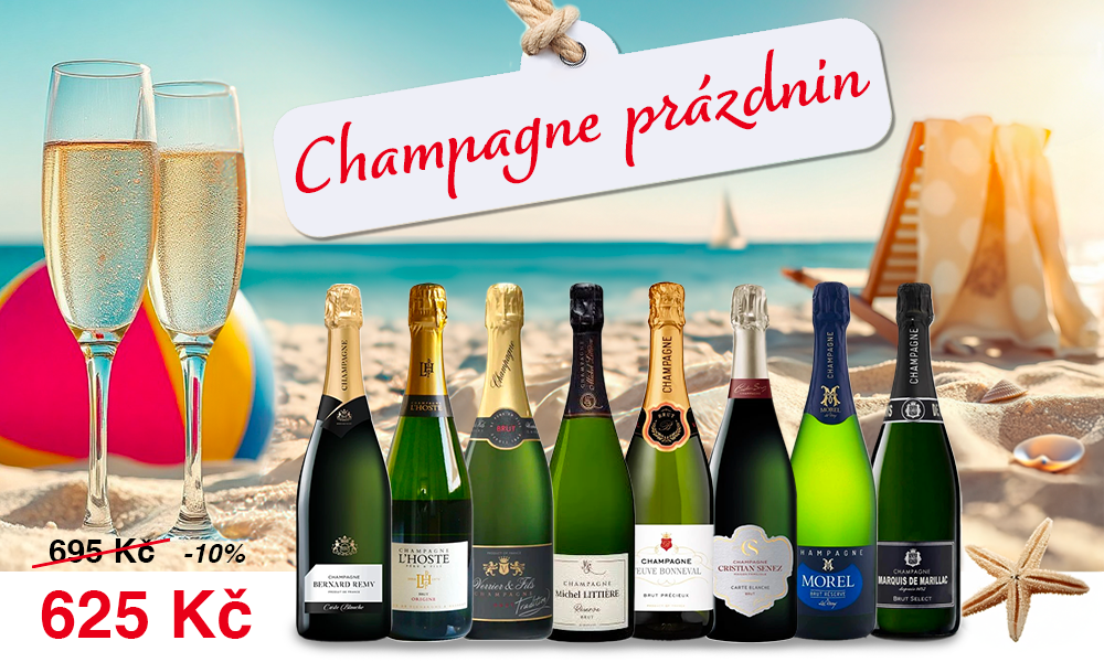 Champagne prázdnin