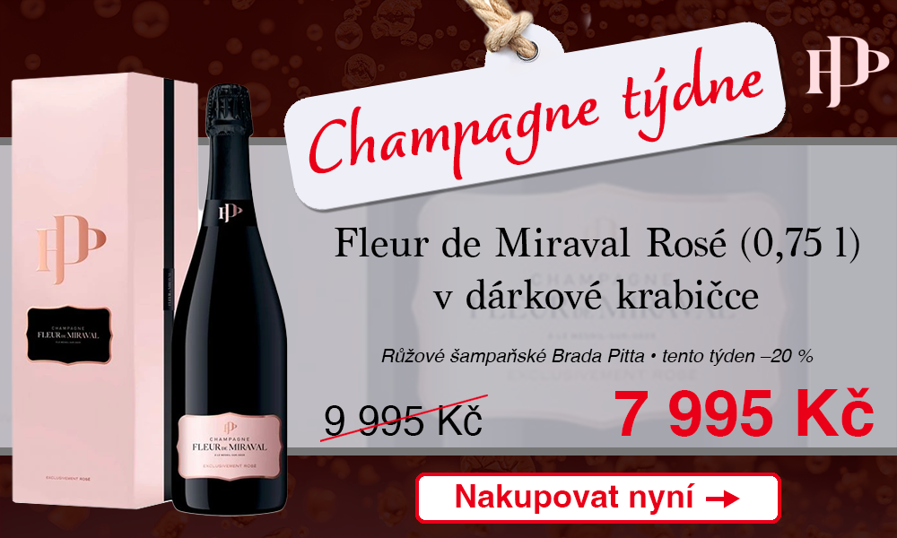Champagne týdne - Fleur de Miraval Rosé