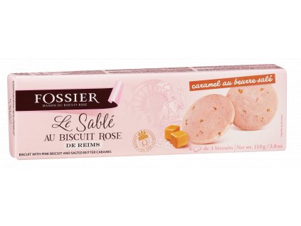 Sablé au Biscuit Rose caramel beurre salé