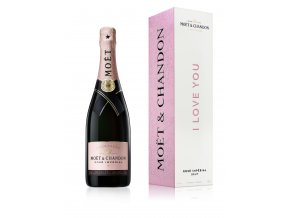 1099941 Moët & Chandon Rosé Impérial I LOVE YOU Giftbox 75cl