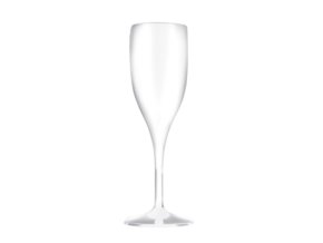 948 1 nerozbitna sklenice flute bila150 ml