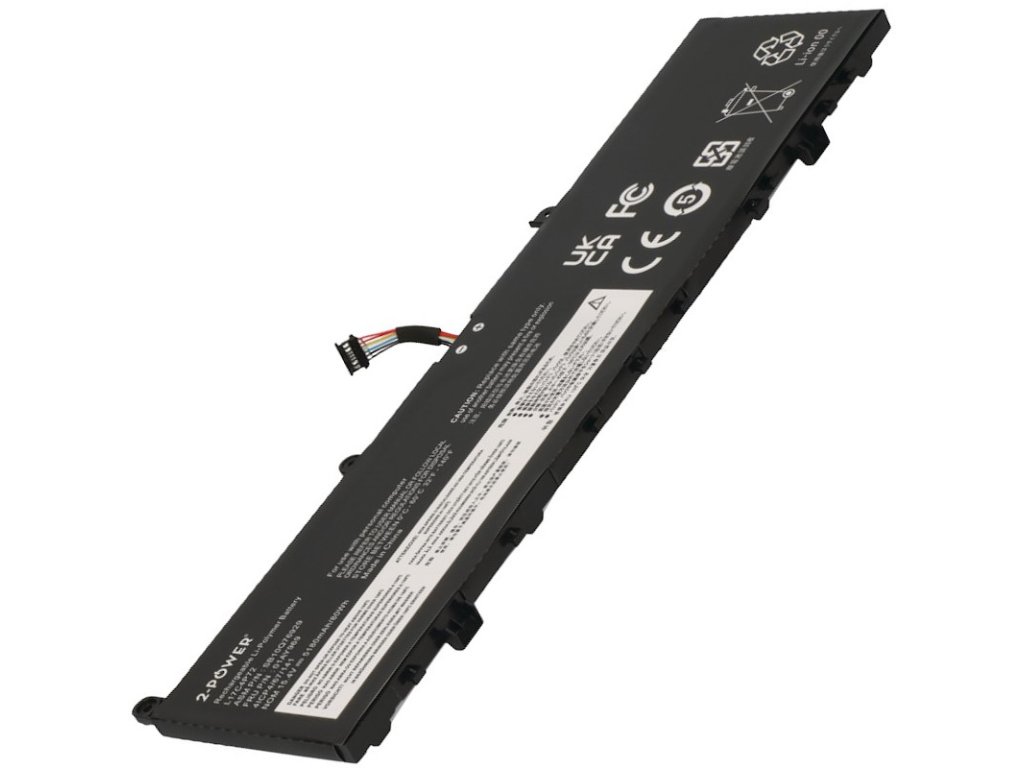 2-POWER Batéria 15,4V 5180mAh pre Lenovo ThinkPad P1 Type 20MD, ThinkPad P1 Type 20ME/ PN:77055531