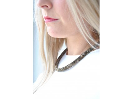 Náhrdelník Opaque Brown Picasso