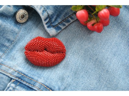 Brož Pusinka DURACOAT DYED OPAQUE JUJUBE