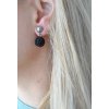 Náušnice Kuličky Opaque Black