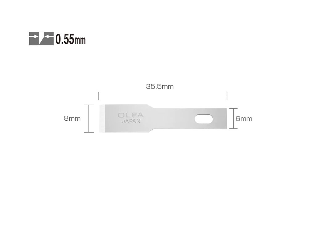 OLFA Replacement Chisel Blades KB4-F - Chaostemple Miniatures