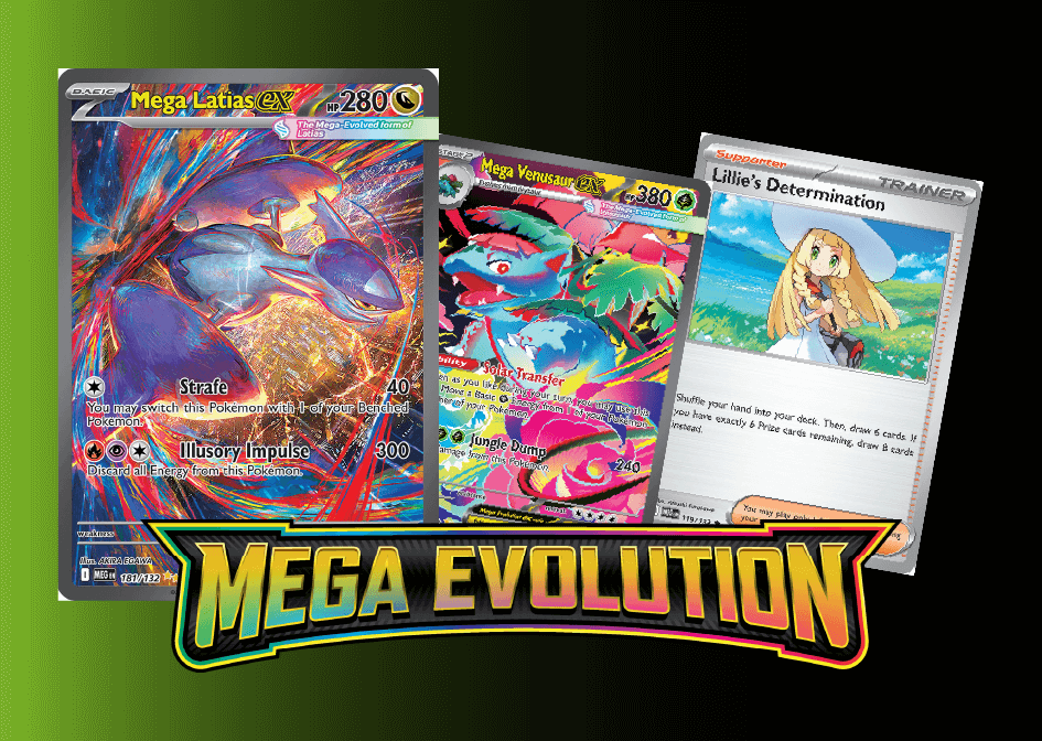 Ukázka nových karet z Pokémon TCG: Mega Evolution