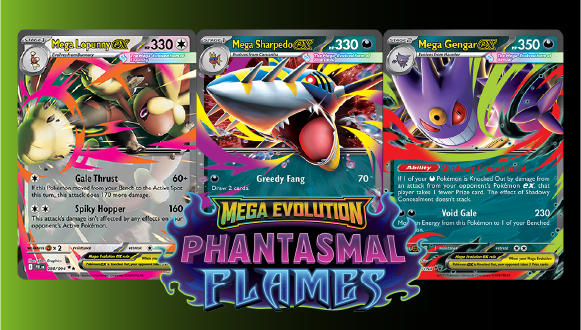 Nejsilnější karty z Mega Evolution—Phantasmal Flames