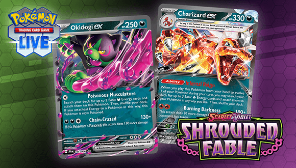 Pokémon TCG Live: Shrouded Fable Battle Pass Hrací Balíčky