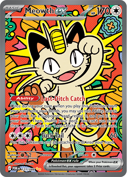 Meowth EX (POR 121)