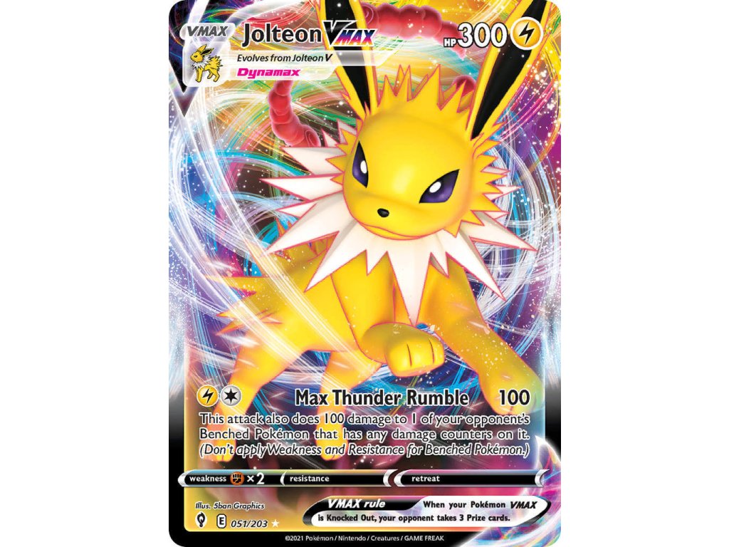 Pokémon Jolteon VMAX (EVS 051)