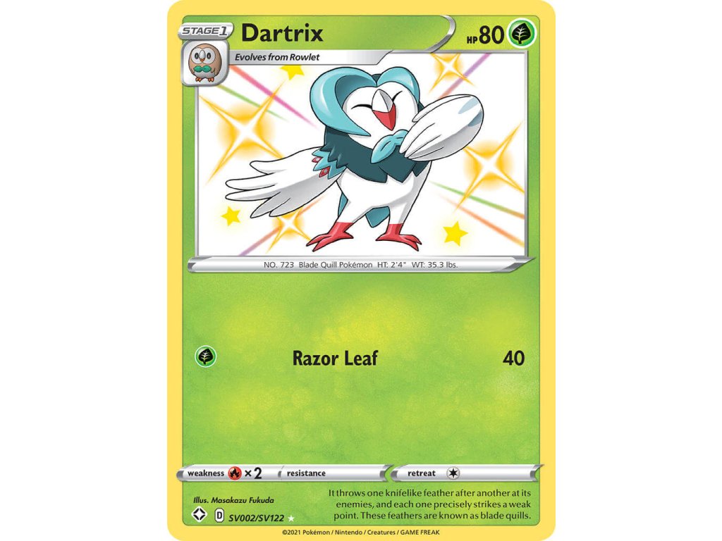 Pokémon Dartrix (SHF SV2)