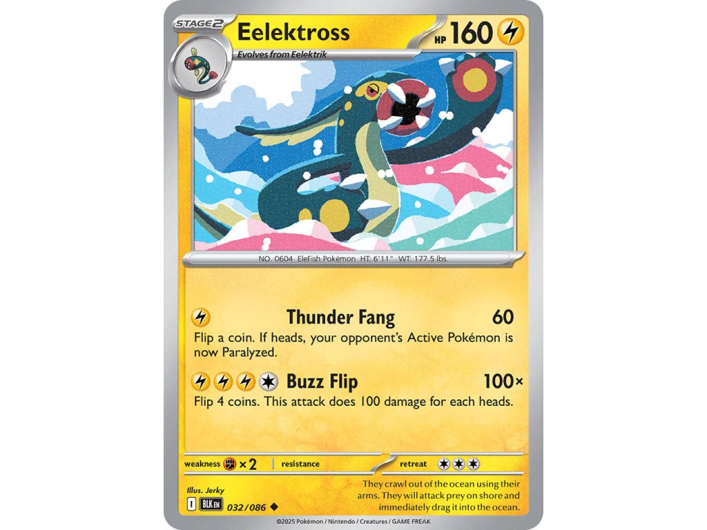 Pokémon Eelektross (BLK 032)