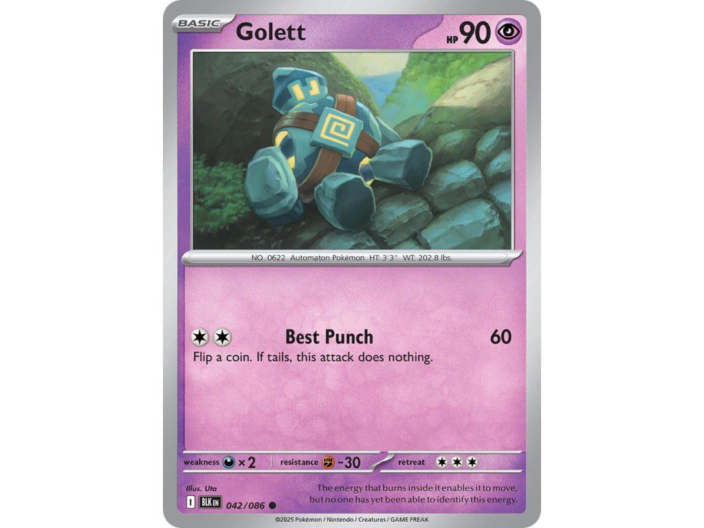 Pokémon Golett (BLK 042)
