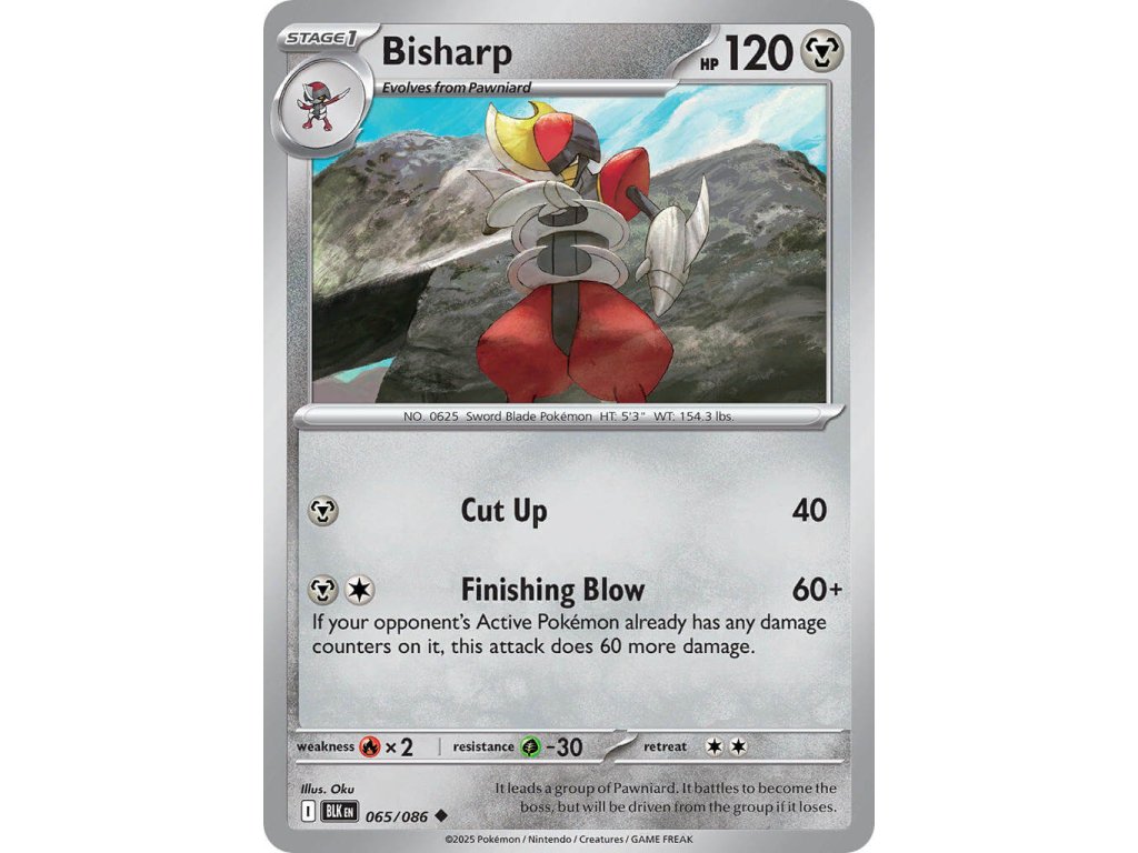 Pokémon Bisharp (BLK 065)