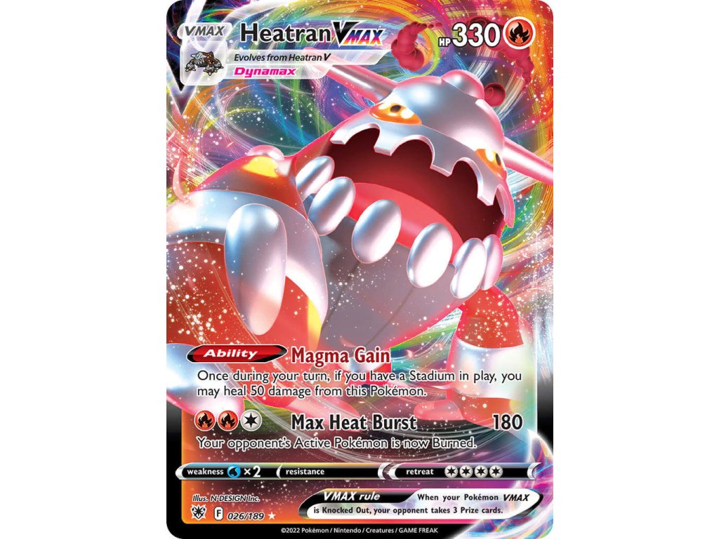 Pokémon Heatran VMAX (ASR 026)