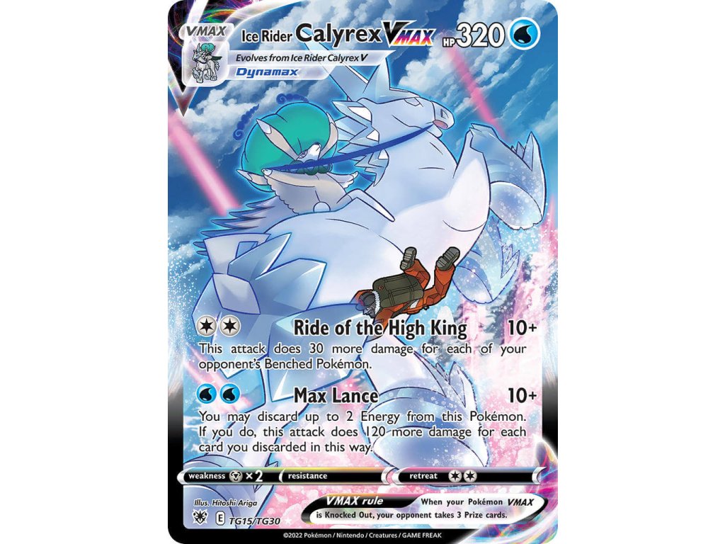 Pokémon Ice Rider Calyrex V (ASR TG15)
